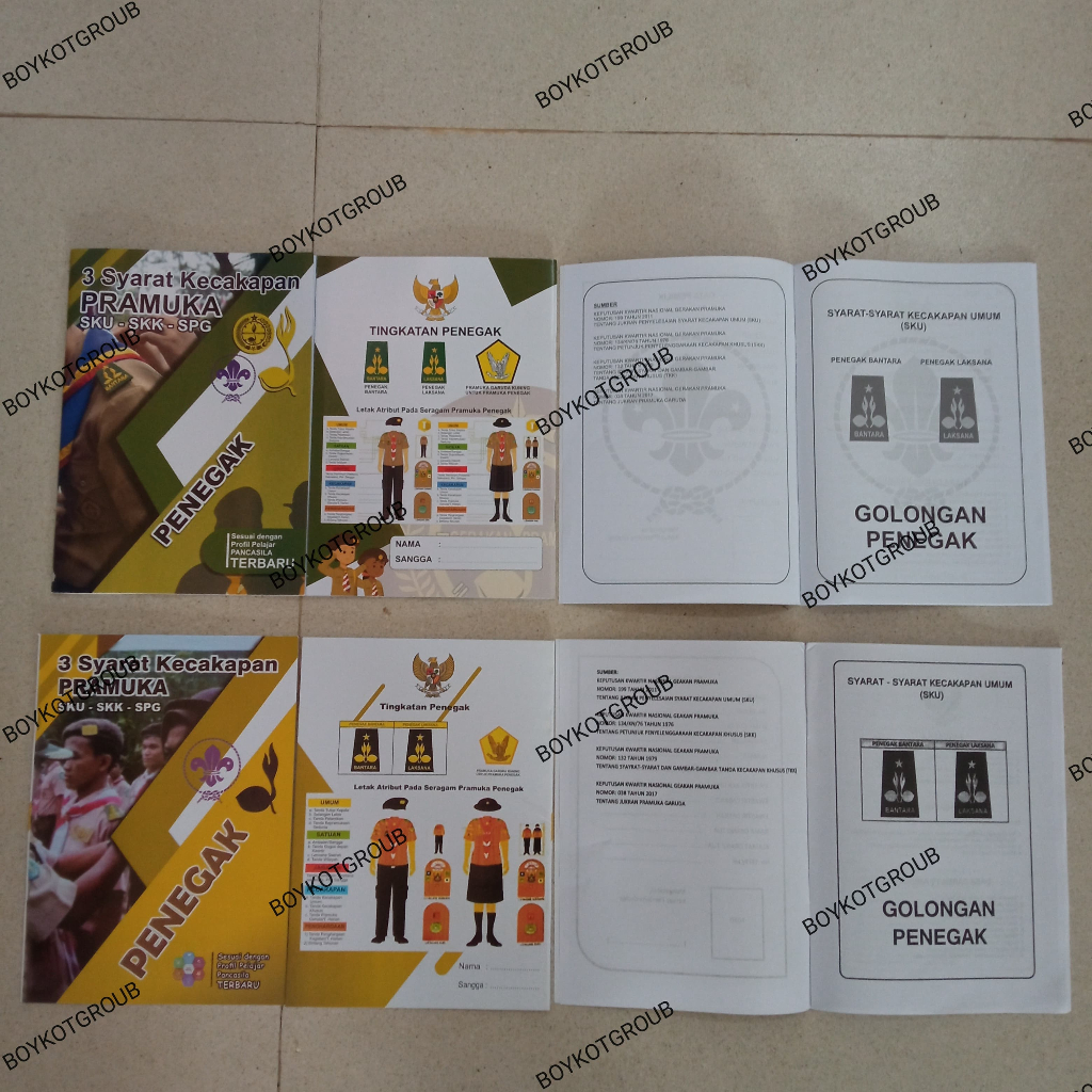 

Buku skk tkk spg penegak buku pramuka besar sku skk spg 3 in 1 bijian