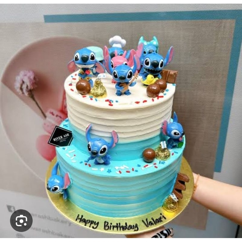 Topper Stitch, Hiasan Kue Stitch, Mainan Stitch, Figure Stitch