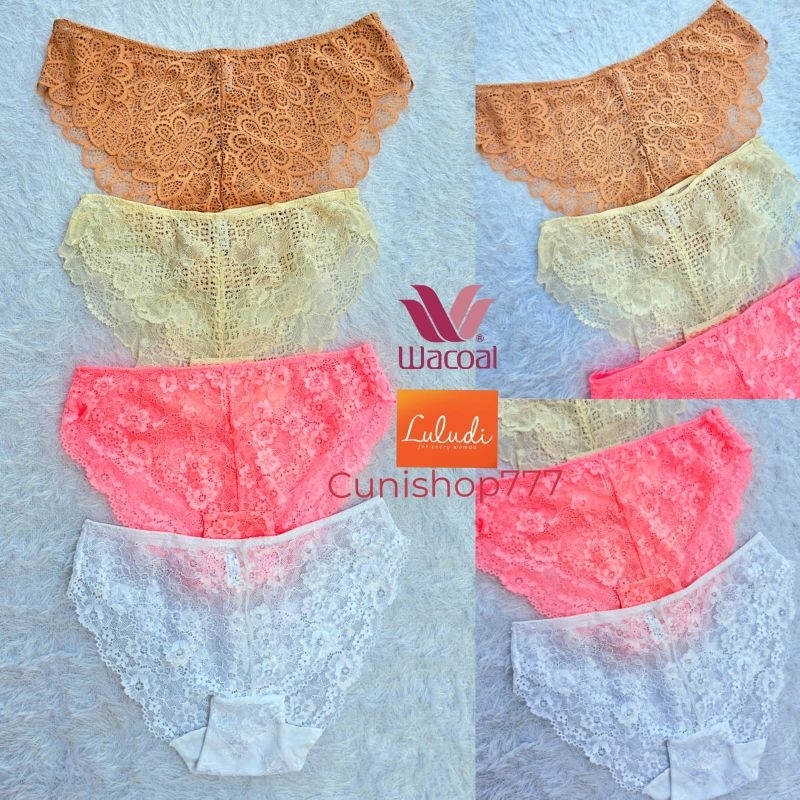 PANTY LULUDI by WACOAL SEXY FULL LACE SOFT LLP 60103 K30B TRANSPARAN MIDI RENDA BRUKAT SEE THROUGH T