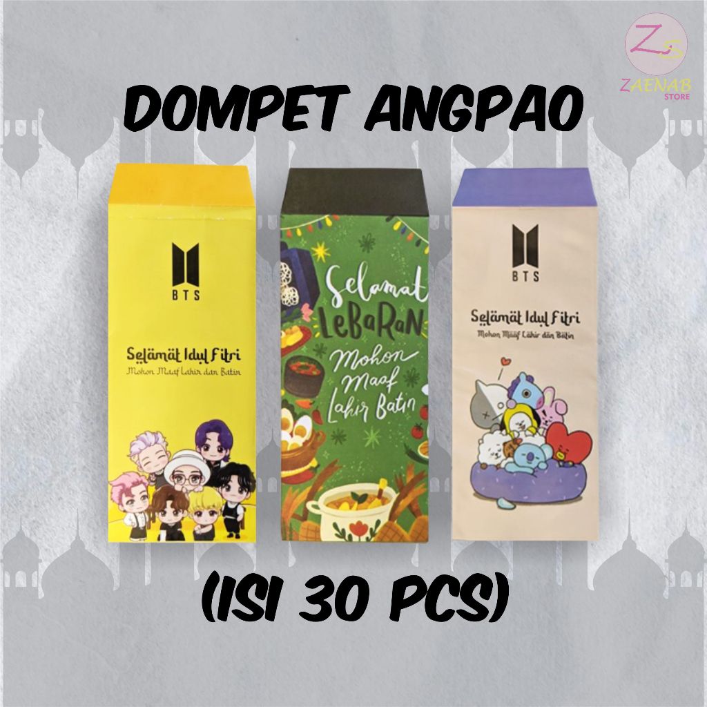 

DOMPET ANGPAO,DOMPET LEBARAN,DOMPET IDUL FITRI,DOMPET UANG KERTAS (Isi 30)