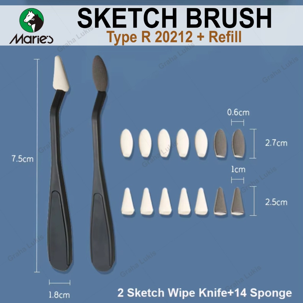 

RK MARIES Sketch Brush Type R 20212 + Refill