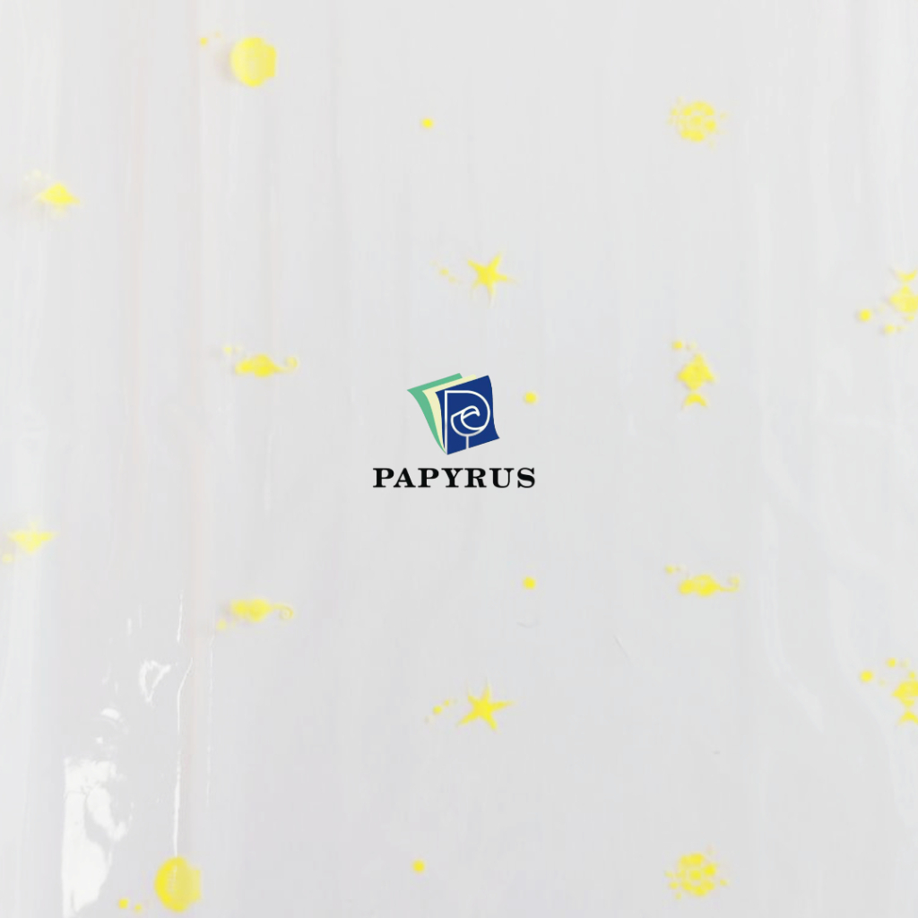 

PLASTIK PARCEL / PLASTIK OPP MOTIF / PLASTIK BINGKISAN / CELLOPHANE WRAP / PARCEL JUMBO / PARCEL TIPIS KUNING 75 CM X 89 CM