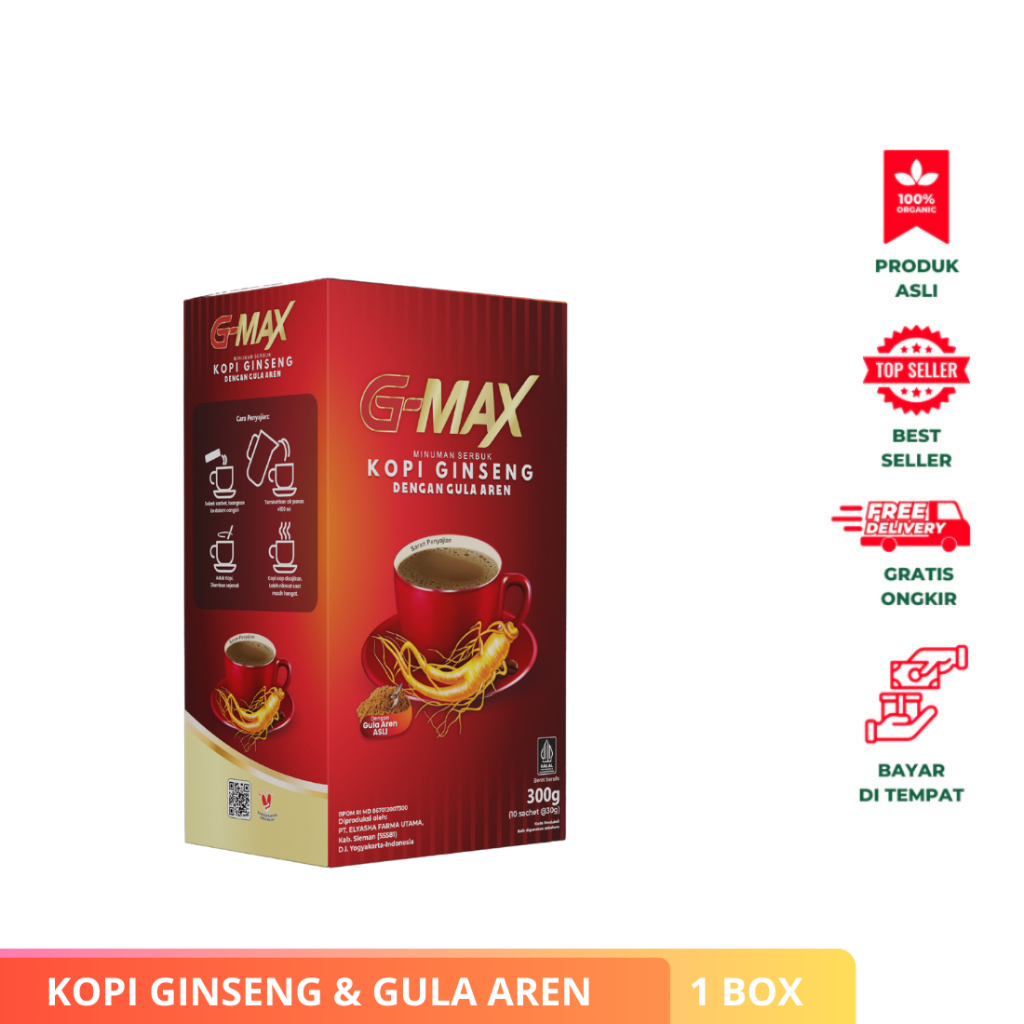

PRIVASI ANDA AMAN G-MAX Kopi Ginseng Stamina Pria Dewasa Tahan Lama Tingkatkan Stamina Atasi Ejaakulasi Dini