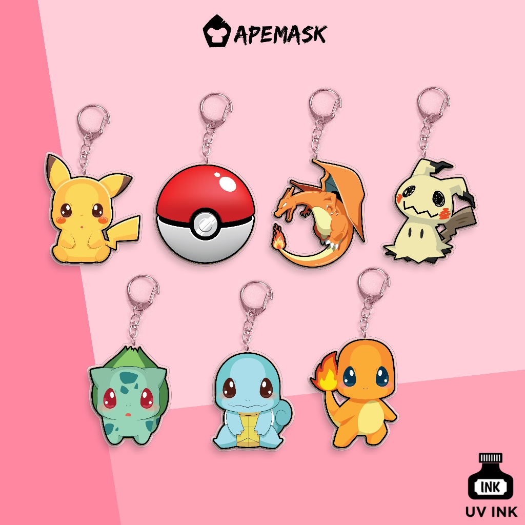 Keychain Pokemon / Gantungan Kunci / Gantungan Kunci Pokemon