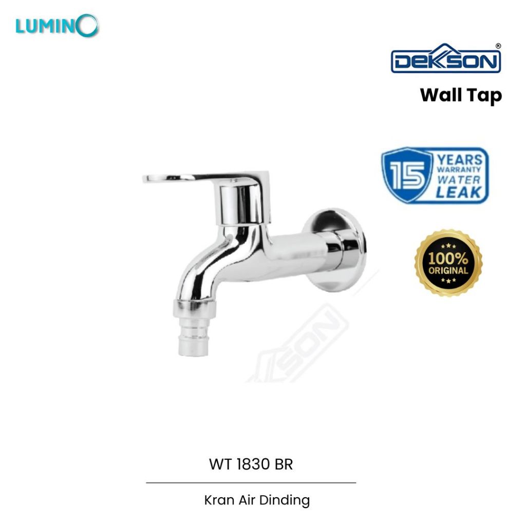Dekkson Wall Tap Dekkson - WT 1830 BR / Keran Air Dinding / Kran Air Tembok / Keran Air Tembok Panja