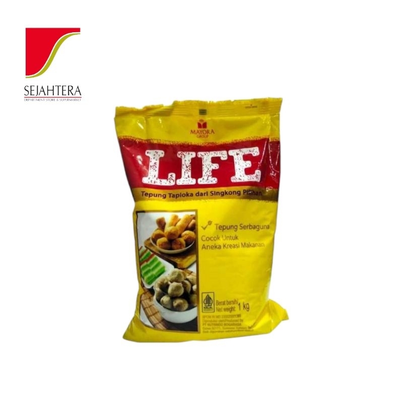 

Life tepung tapioka 1kg bks
