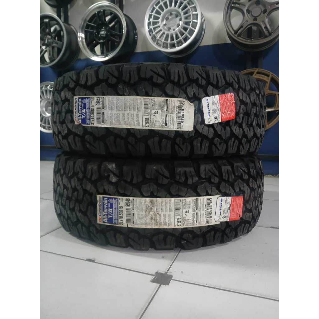 BAN MOBIL TUBLES RING 15 BF GOODRICH 31 10,5 R15 AT BFG 31X10,5 RING 15 - TOKO BAN JAKARTA RAYA