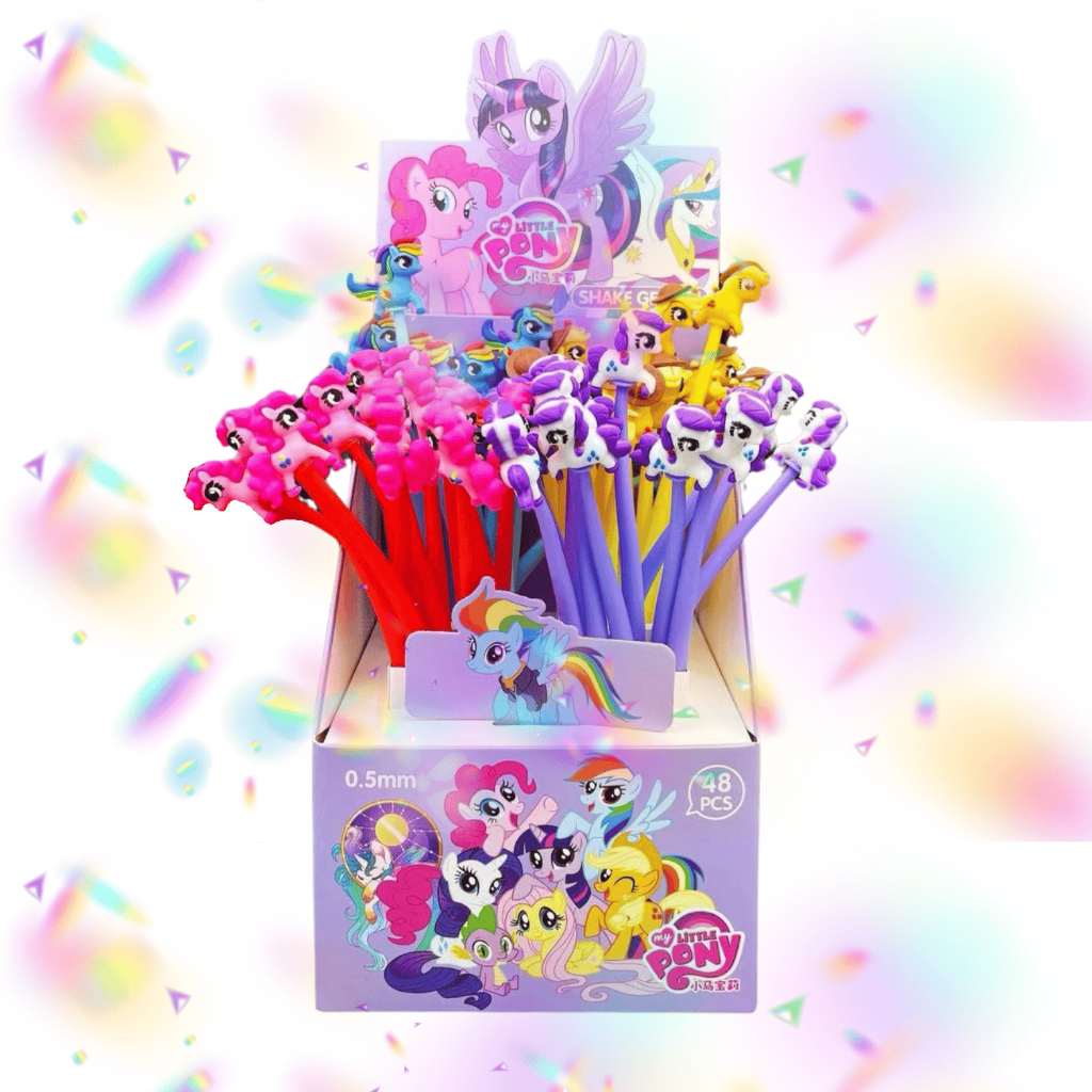 

{My Little Pony} Pen Gel Lentur Karakter My Little Pony Lucu Imut Menarik Bahan Premium by Kakabicam
