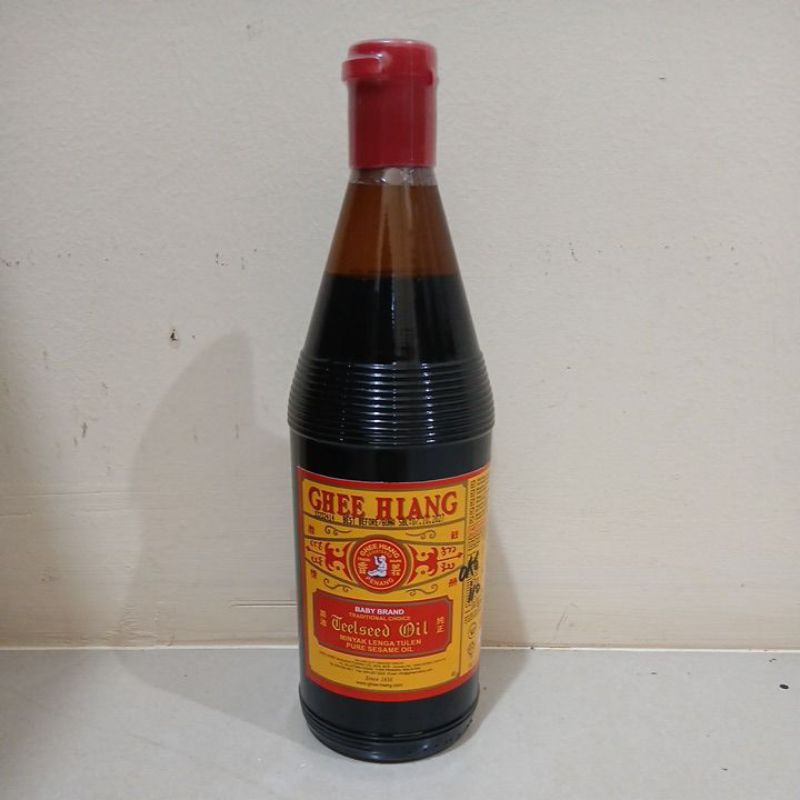 

GHEE HIANG PURE SESAME OIL 680 ML/ MINYAK WIJEN CAP ANAK BABY