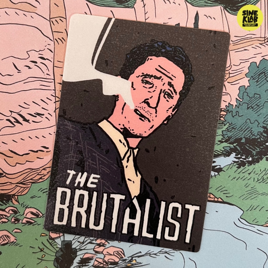 

sineklab - Sticker THE BRUTALIST - Edisi Sticker Film / Movie / Cinema / Series / Sticker Laptop