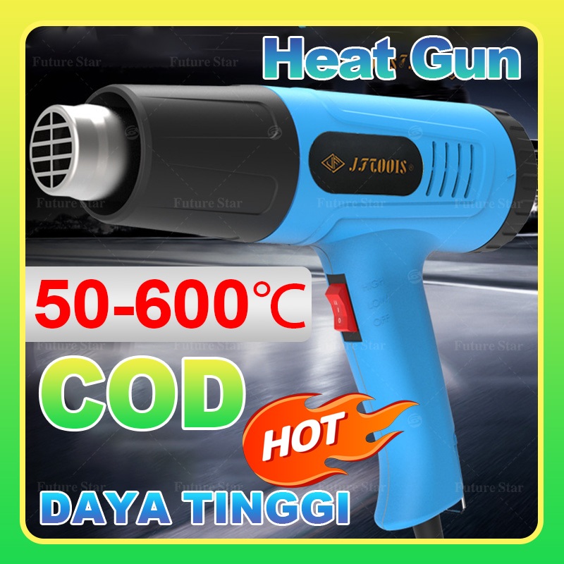 Hot Air Heat Gun Portable Mini 2000W H&L Pro Senapan Panas Kontrol Suhu Ganda Pistol Angin Portabel 