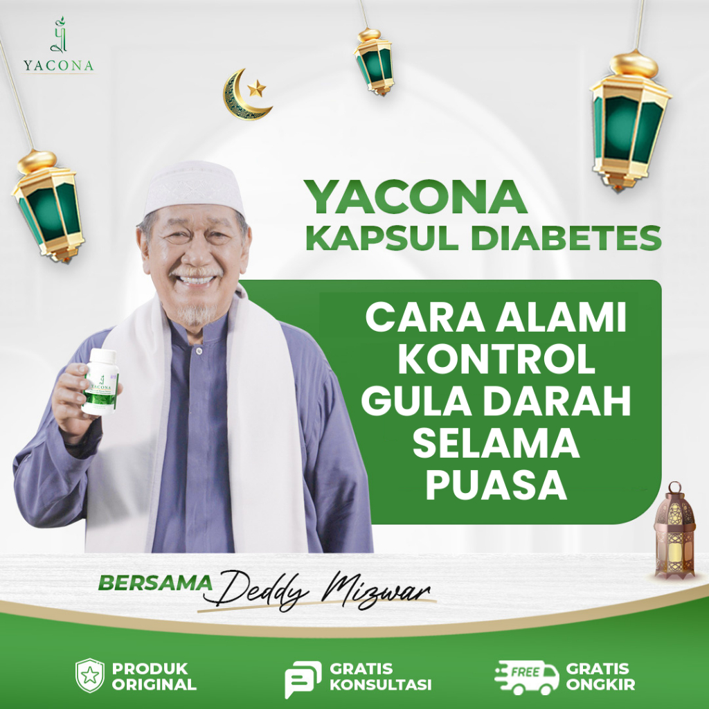 Obat Diabetes Herbal Diabetes Yacona Alami Efektif Atasi Gula Darah Tinggi Diabetes Isi 60 Kapsul