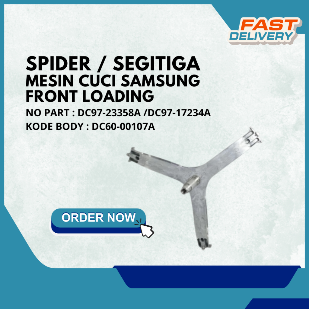 SPIDER / SEGITIGA MESIN CUCI SAMSUNG FRONT LOADING DC97-23358A /DC97-17234A KODE BODY DC60-00107A