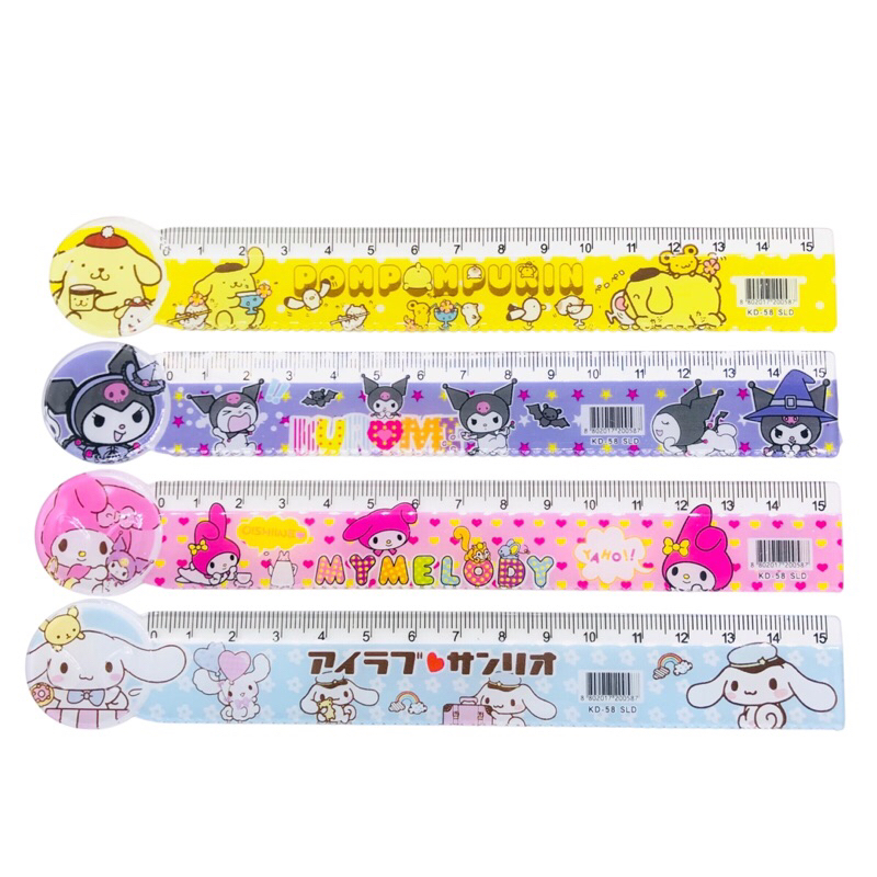 

(15CM) PENGGARIS SANRIO KD-58 / RULER KUROMI MELODY CINNAMOROLL