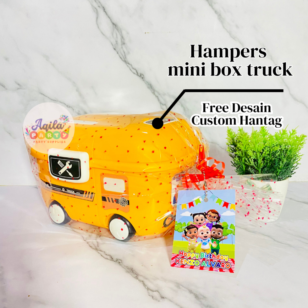 

Paket Snack ulang tahun anak / Souvenir Mini Box Trux Anak / Best Seller