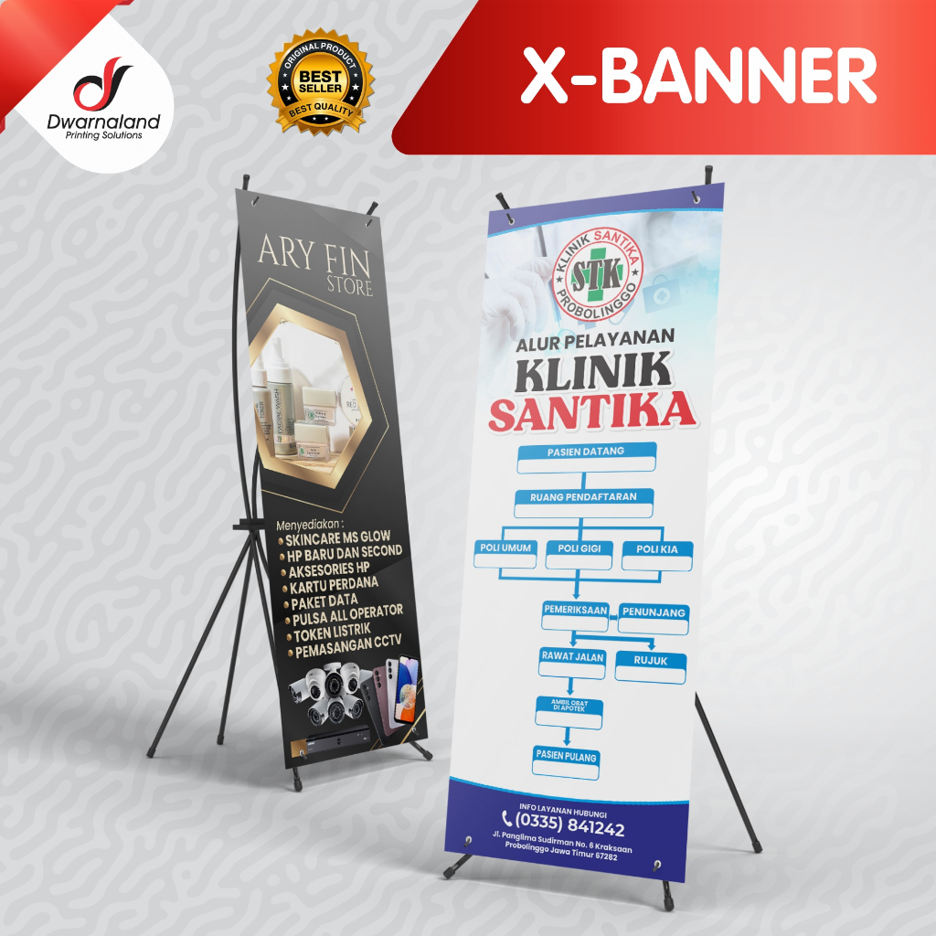 

CETAK X-BANNER PRINT X-BANNER 60X160 CM