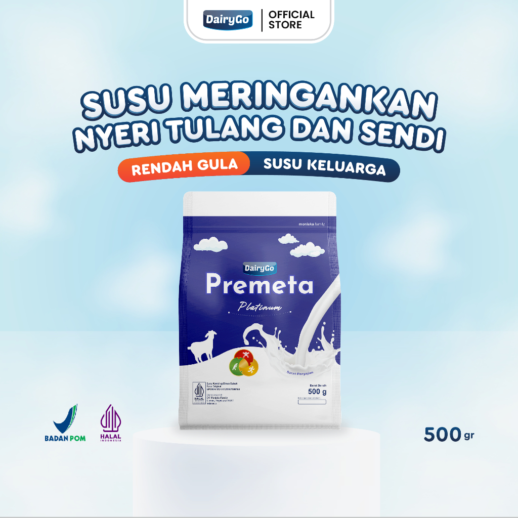 

Susu Kambing Etawa Bubuk Platinum 500g Untuk Tulang dan Sendi Sehat