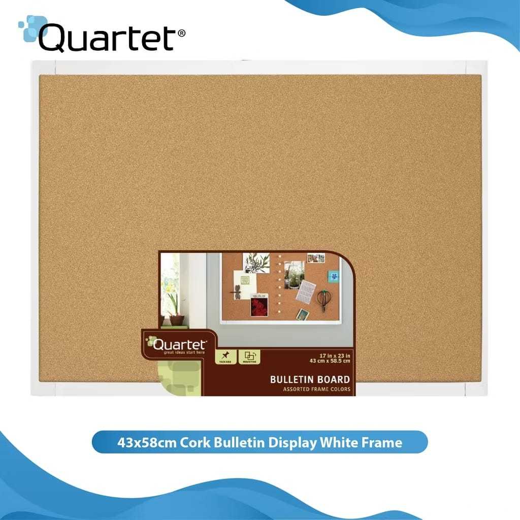 

Gramedia Tunjungan : Quartet Buletin Cork 43x58.5cm Whiteframe