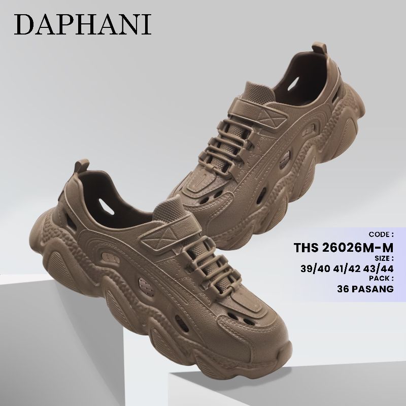 Sepatu sendal pria karet anti air slipper eva