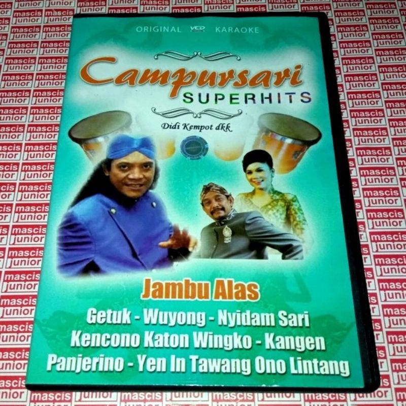 VCD Karaoke Didi Kempot - CampurSari SuperHits - Jambu Alas V CD ORIGINAL