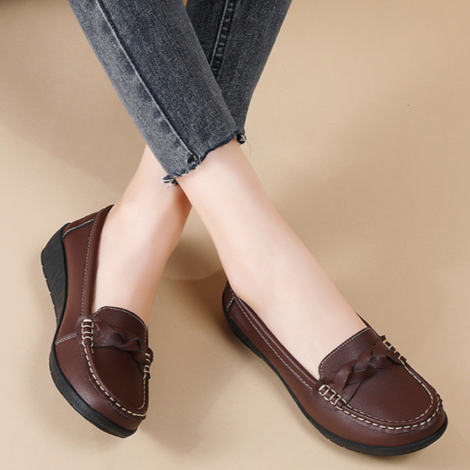 Isarli Shoes - Sepatu Loafer Wanita/PD.2328 - Sepatu Loafer Flat Simple Wanita