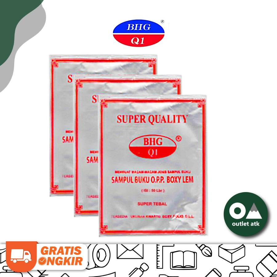 

Sampul Plastik OPP Buku Campus / Boxy BHG isi 50