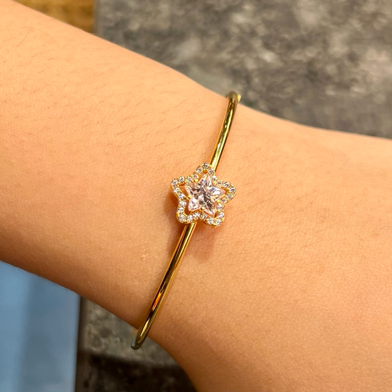 Gelang Emas Bangle Permata Gelang Candy Bola Wanita Elegan Kadar 700