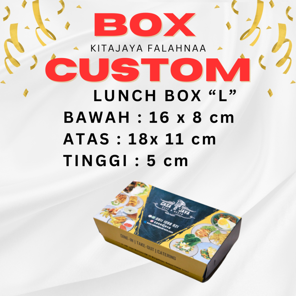 

(FREE DESAIN) LUNCH BOX CUSTOM