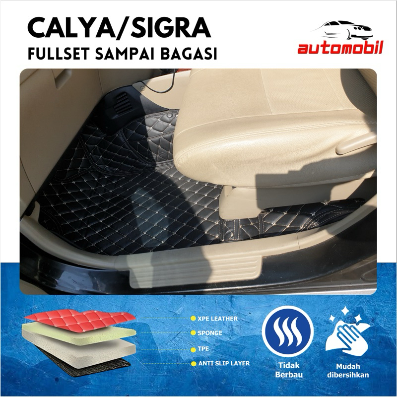 Karpet Mobil 7D Premium Calya/ Sigra Fullset
