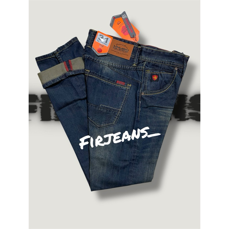 CELANA JEANS PANJANG X-HUGO BLESS ORIGINAL // CELANA PANJAN REGULER FIT // CELANA PANJAN PRIA FASHIO