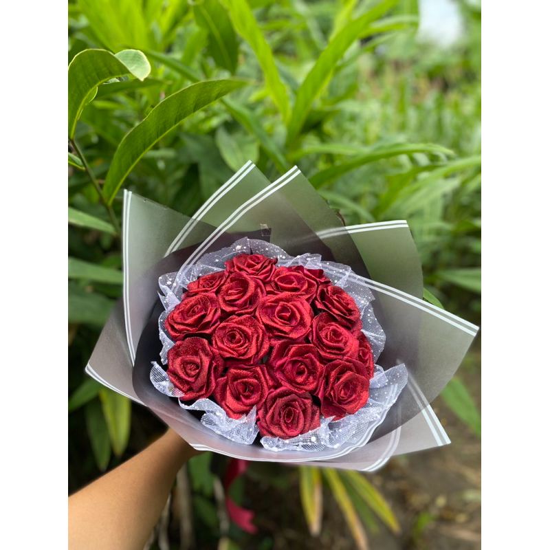 buket bunga satin buket mawar satin buket pita satin buket bunga besar