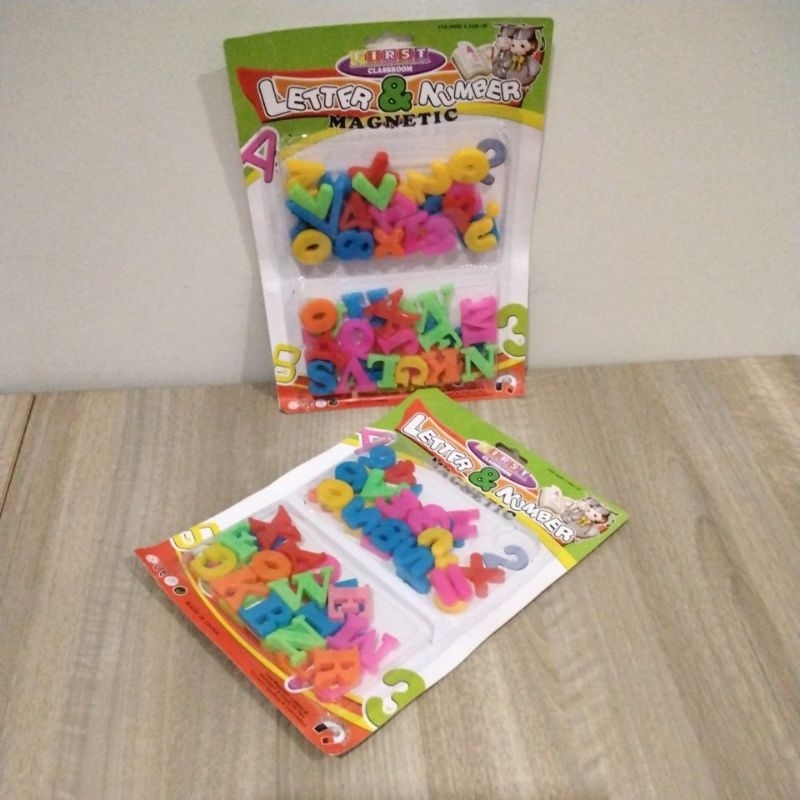 Letter & number magnetic
