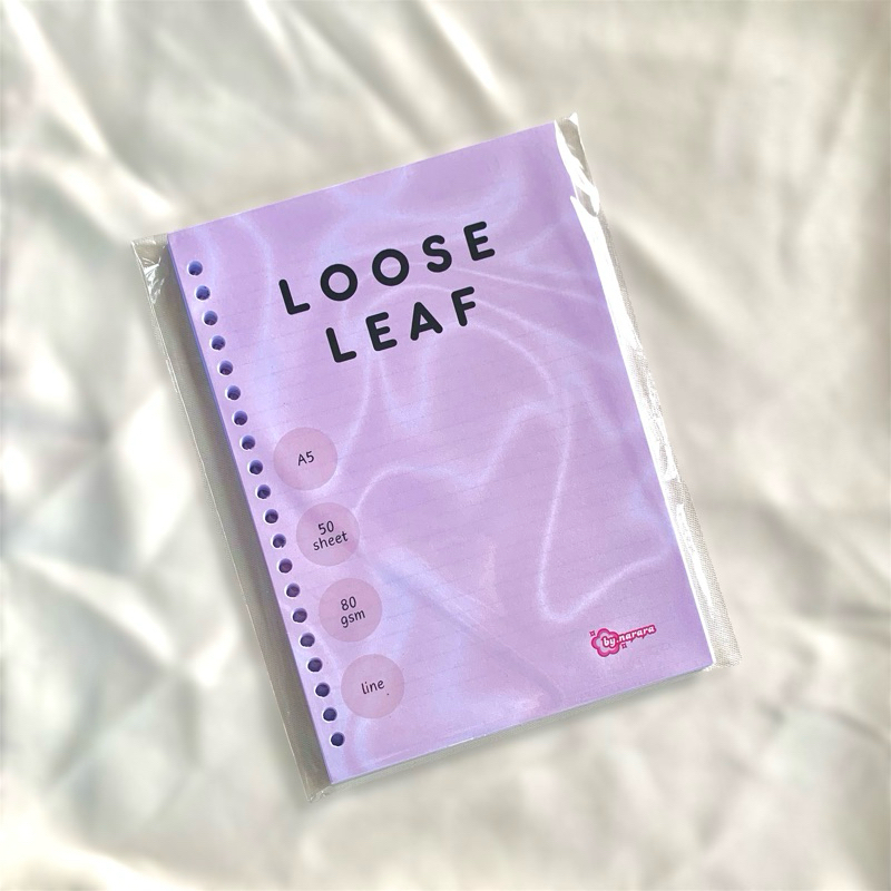 

Loose Leaf A5 Line Isi 50 Lembar / Isi Binder A5 Line 70 gsm