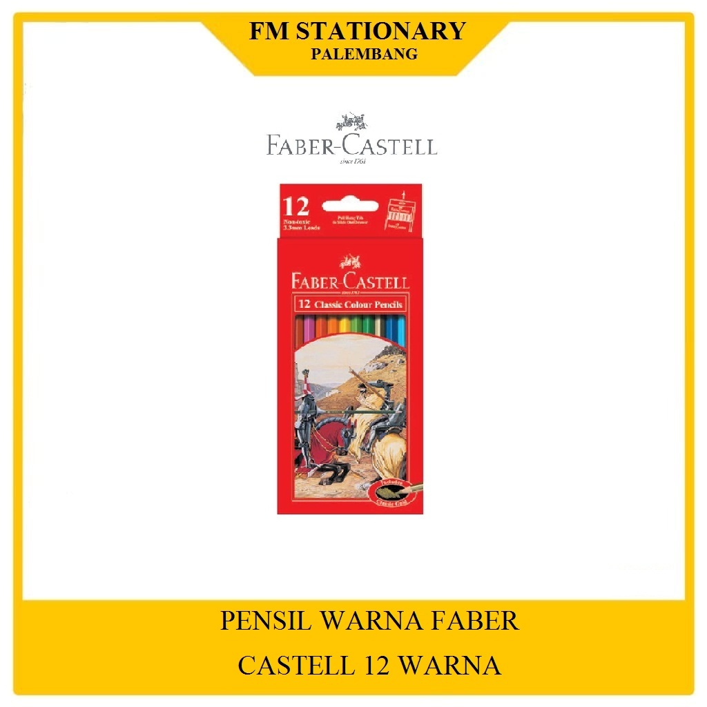 

Pensil Warna faber panjang isi 12 warna