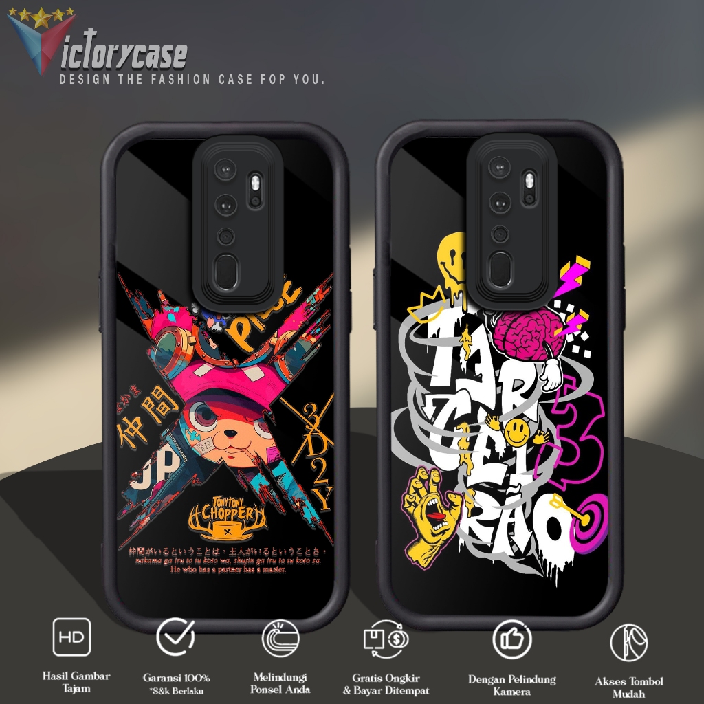 Case Premium Compatible For OPPO A5 A9 2020 Motif [ ABS ] Casing Softcase Glossy Anti Jamur