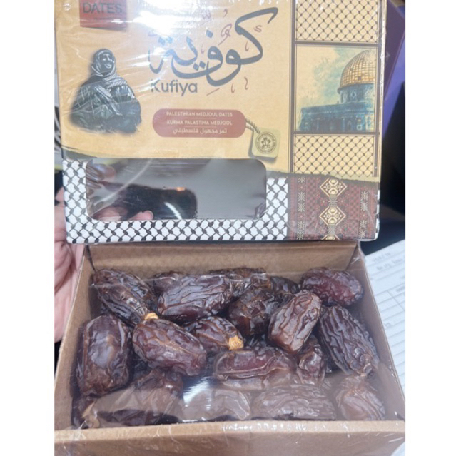 

Kurma Medjol KUFIYA PALESTINE New Product kemasan 1kg