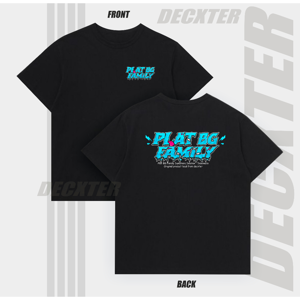 Kaos Plat BG Racing Family Sumatra Selatan