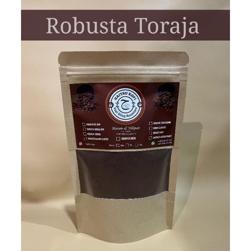 

Haitsu kopi - Robusta Toraja