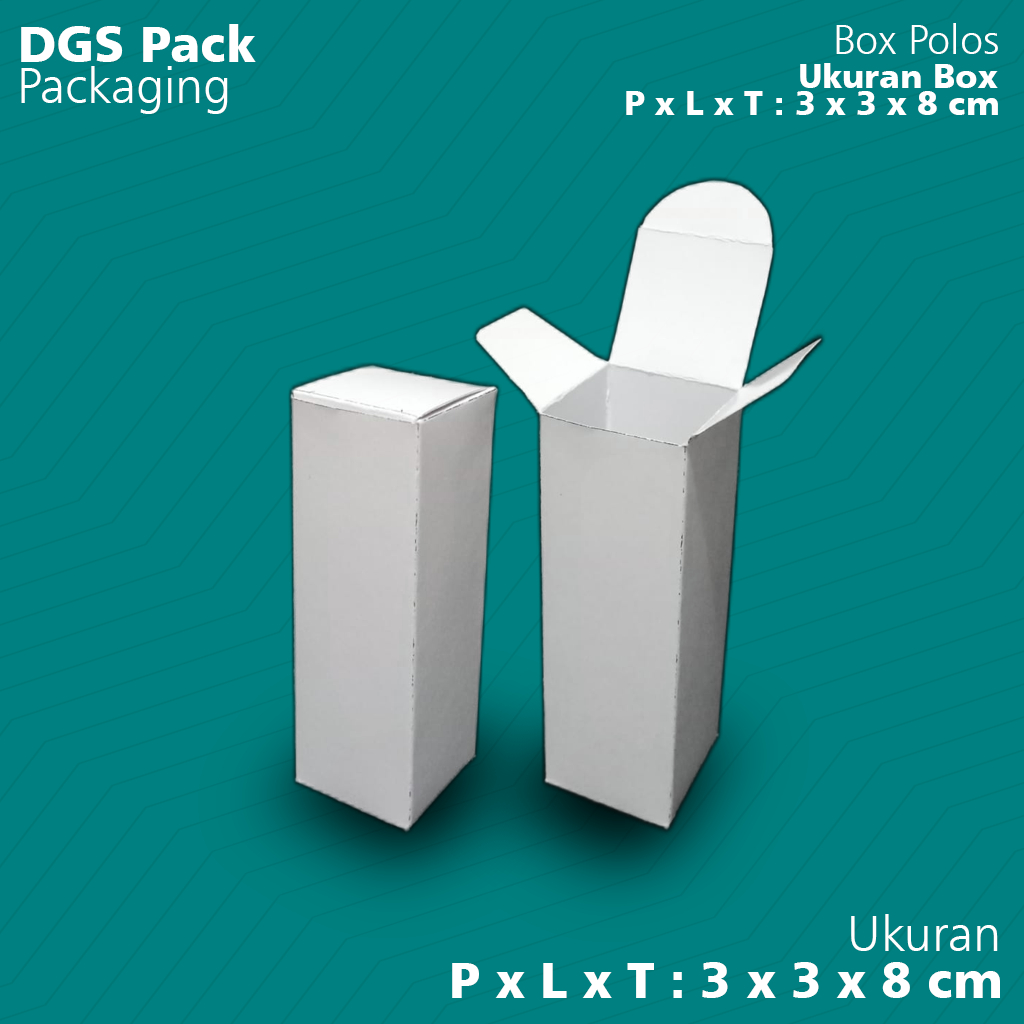 

Box polos ukuran P x L x T : 3 x 3 x 8 cm