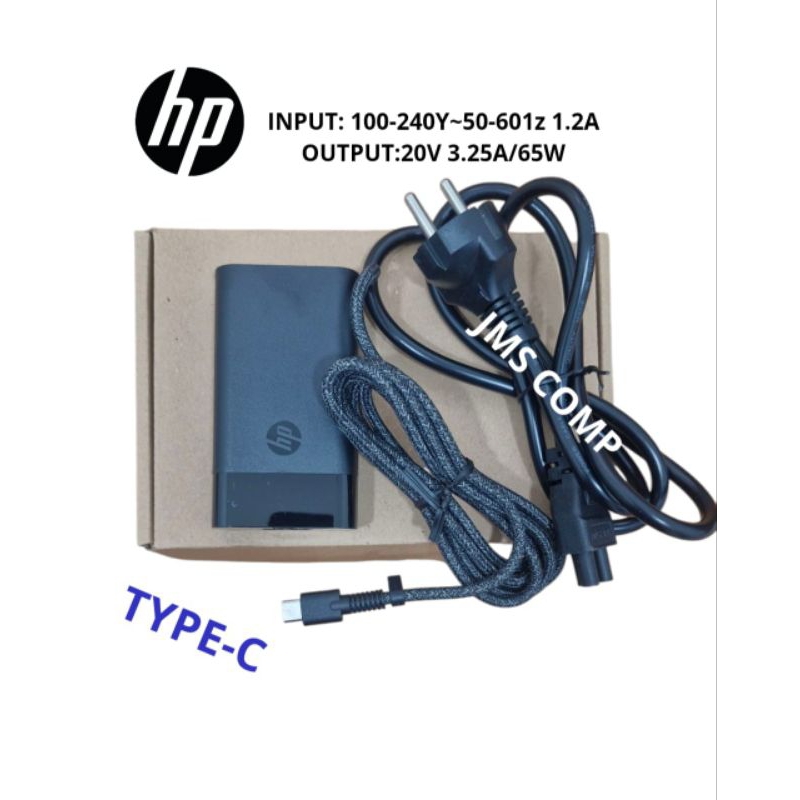 Charger Adaptor USB C 65W HP Spectre X360 Convertible X360 13-ap0xx