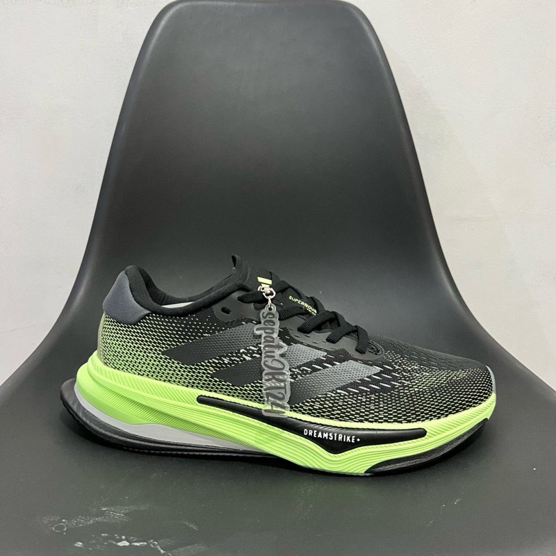 Sepatu Runing Adidas Supernova Black Green Premium Original