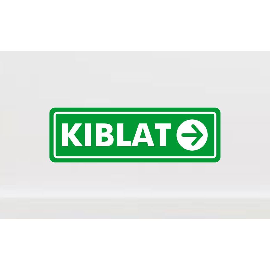 Stiker Cutting Sticker Masjid Mimbar Mushola Mesjid Arah Kiblat