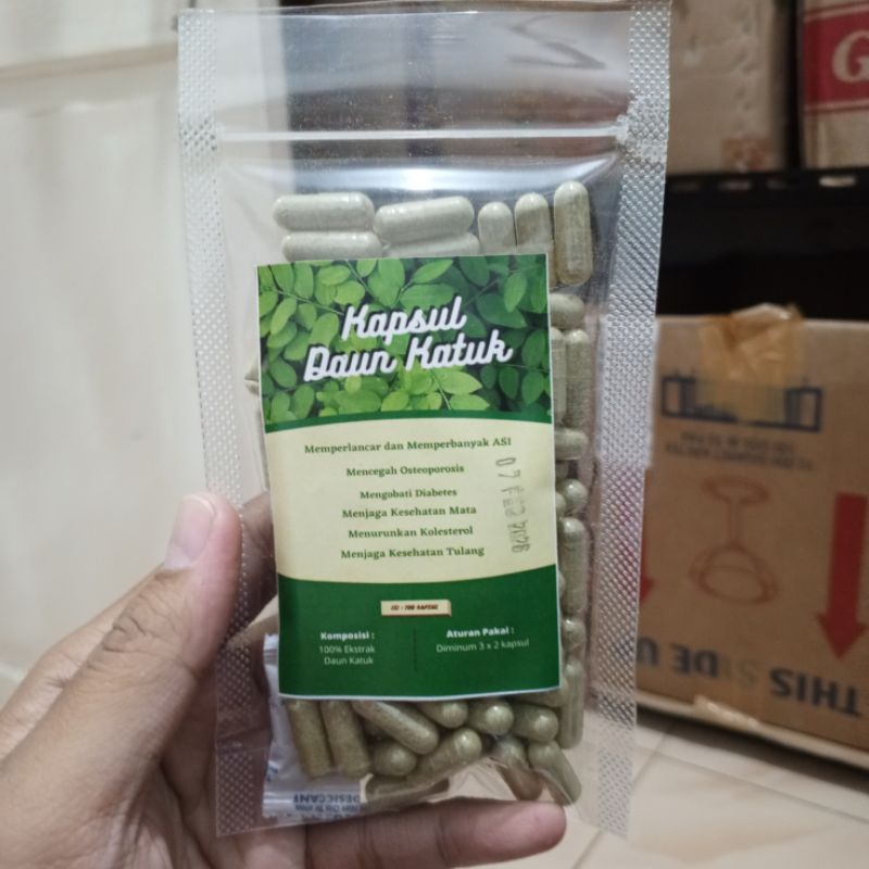 KAPSUL DAUN KATUK PELANCAR ASI