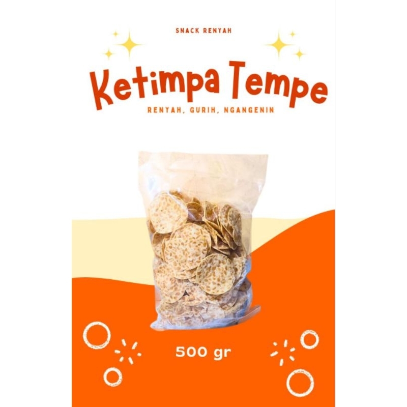 

Keripik Tempe Premium ukuran 500 gr