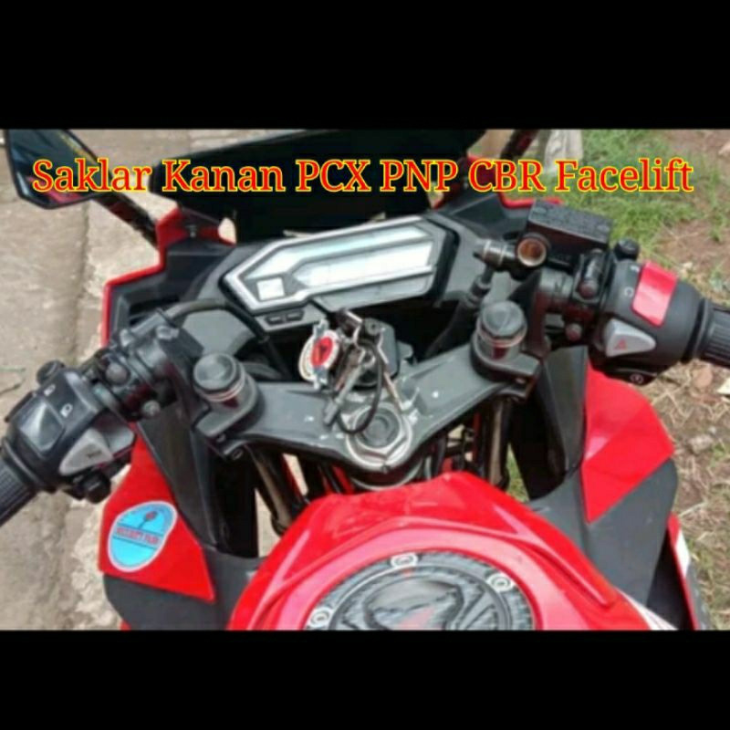 Holder Saklar Kanan PCX Original PNP CBR150R FI CBU CBR Lokal K45A CBR LED Facelift K45G Saklar Haza