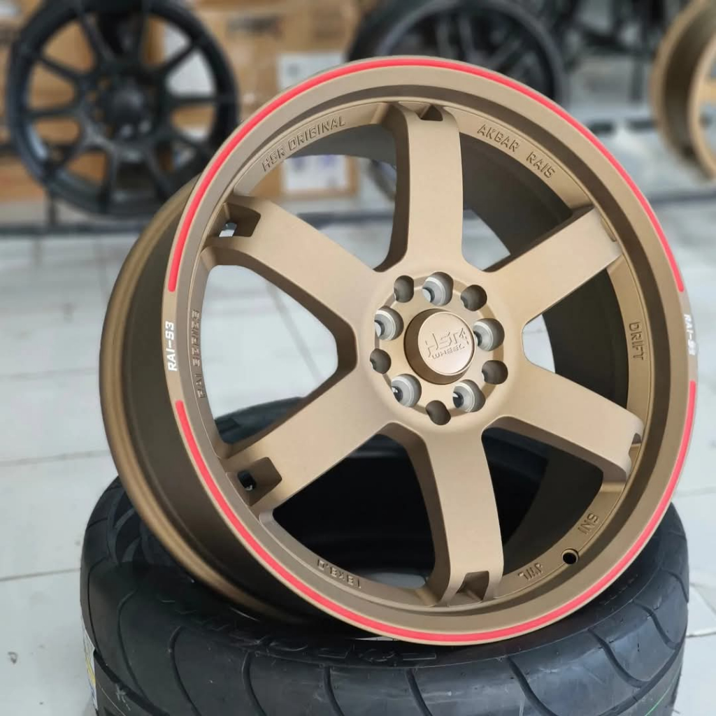 Jual Velg Resing R18 Model TE37 Original HSR RAI-S3 Baut 5x100 5x114 Bisa Buat Innova,New Xenia,Hrv