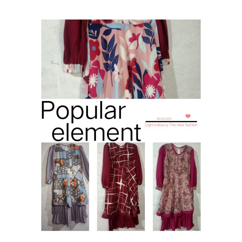 baju gamis mewah plisket plus hijab