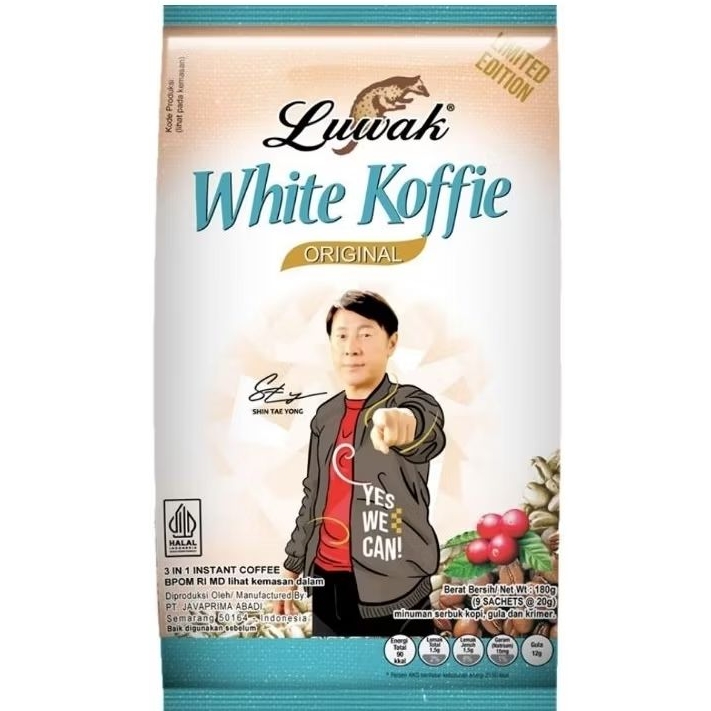 

Luwak White Koffie Original 9 + 1 x 20 g