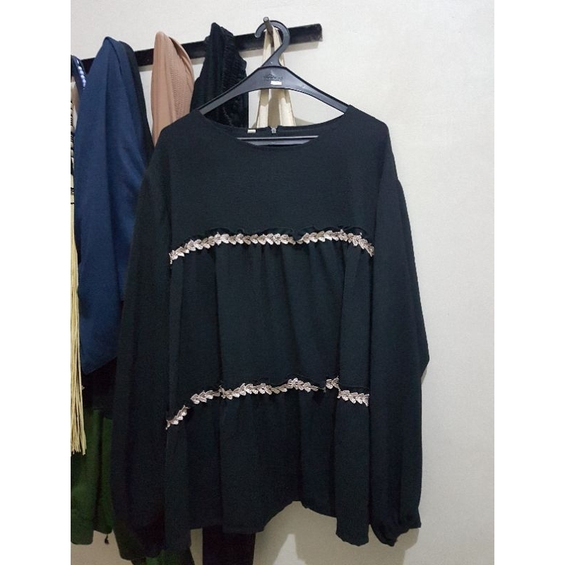 Blouse Atasan Wanita Oversize/Jumbo crinkle