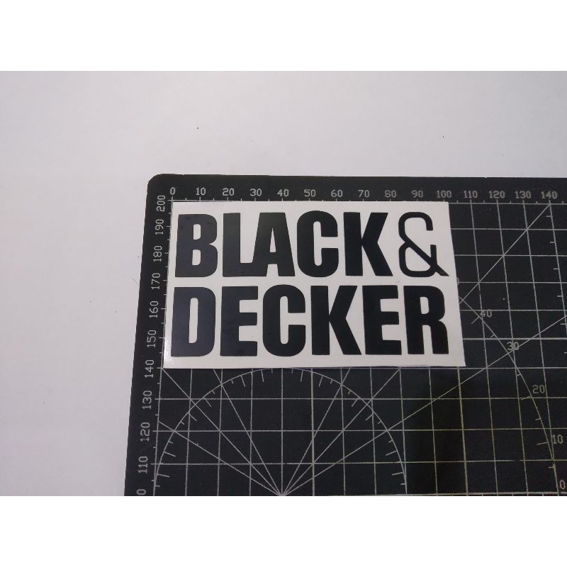 

stiker cutting black and decker